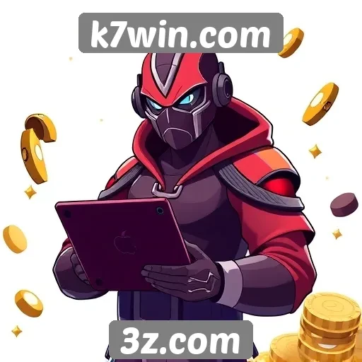 Interface e usabilidade do site k7win.com para jogadores
